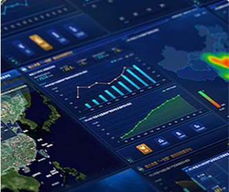 數慧時空國土資源部大屏界面設計及前端開發